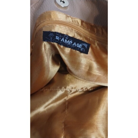 RAMPAGE Faux Leather Rope Handles BAG, LEATHER, FABRIC AND ROPE,  BEIGE - Picture 4 of 5